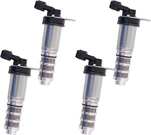 Conjunto de 4 peças de Kit de Solenoide de Controle de Sincronização Variável VVT compatível com BMW