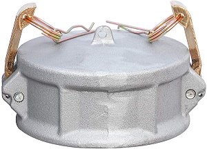 Tampa de poeira de alumínio tipo DC CAMLOCK RKDC-400 da IrrigationKing, alumínio, 4