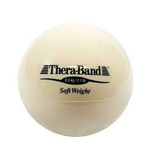 THERABAND Peso Suave, 4.5 Diâmetro, Bolas Ponderadas para Beisebol, Bolas Ponderadas para Softbol, Bola Isotônica em Forma de Mão, Fortalecimento do Ombro, Tre