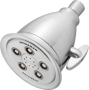 Chuveiro ajustável de alta pressão Speakman S-2005-HB-BC Hotel Anystream 2.5 GPM, cromado escovado.