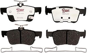 Conjunto de pastilhas de freio traseiras de reposição Raybestos Element3 EHT™ para os modelos Honda Accord 18-’19, Honda Civic ’20-’21 e Honda Insight ’19-’21 (EHT2102H)