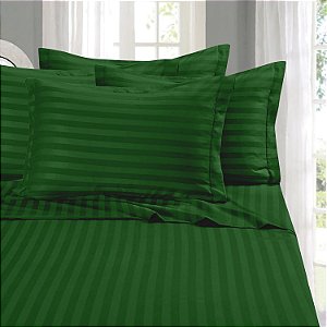 Conjunto de lençóis 4 peças mais macio e aconchegante da Elegant Comfort - Microfibra de alta qualidade 1500 fios de hotel - Bolso profundo, resistente a rugas - Conjunto de lençóis listrados