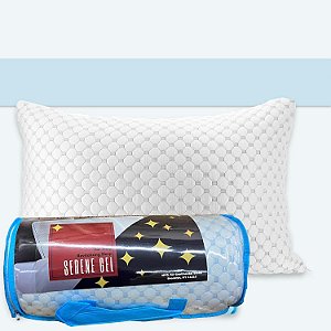 Travesseiros com Capa de Bambu Greaton com Espuma de Memória de Gel | Mantém Posturas de Sono Adequadas, Alivia Dores no Pescoço e nos Ombros, Perfeito para Dormir de Lado, de Costas ou