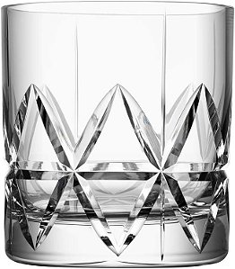 Copo Old Fashioned Peak Orrefors, conjunto de 4, 4 peças (embalagem de 1), transparente