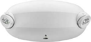 Luminária de Emergência de LED Quantum, Autodiagnóstico, Teste Remoto | UVOLT, 220 Lumens, Branco