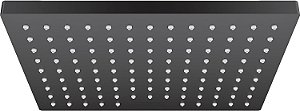 Chuveiro de teto hansgrohe Vernis Blend 9 polegadas 1 jato completo em preto fosco, 1,75 GPM, 26283671