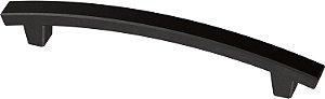 Puxador de Armário Franklin Brass Pierce, Preto, 5-1/16 polegadas (128 mm) Puxador de Gaveta, Pacote com 10 unidades, P29616K-FB-B1