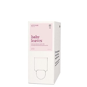Shampoo e Sabonete Líquido 2-em-1 para Bebê ATTITUDE, verificado pela EWG, testado dermatologicamente, feito com ingredientes naturalmente derivados, vegano, sem fragrância, recarga a granel, 67
