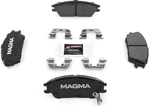 Pastilhas de freio cerâmicas MAGMA Premium PMD440C, dianteiras