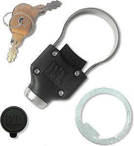 POP & LOCK - O Defensor de Portões, Fechadura Universal para Porta Malas Preta, Anti-roubo, Substituição de Fechadura para Porta Malas de Caminhão, Fácil de Instalar, Fácil de Remover, Fe