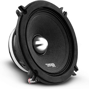 Alto-falante Full-Range DS18 PRO-FR5NEO de 5,25 polegadas - Bala de Alumínio Prata, 400W Máx, 200W RMS, 4 Ohms, Grade Incluída, Í