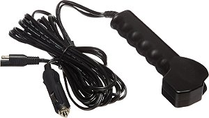 Adaptador de Cigarro ForEverlast 12-Volt- Controlador Liga/Desliga para Alimentador/Espalhador de Sementes de Jogo para Caminhão e ATV, Preto