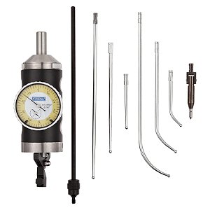 Conjunto de Indicador Coaxial 2-Dimensional Fowler 52-710-025-0, Indicador Coaxial com Faixa de Medição de 0.250 e Precisão de 0.0002, Inclui Pontas Internas