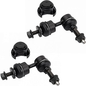 Par de 2 peças de ligação final da barra estabilizadora da suspensão traseira TRQ para Ford Focus C-Max 2012-2018, lado esquerdo e direito (LH RH)