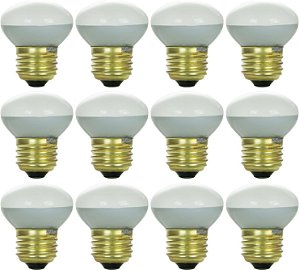 Lâmpadas incandescentes mini-refletoras Sunlite 25R14/FL/12PK de 25W