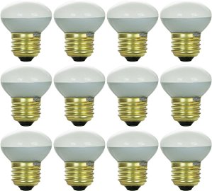 Lâmpadas incandescentes mini-refletoras Sunlite 25R14/FL/12PK de 25W