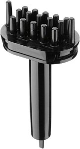 Ferramenta Perfuradora Comercial Waring 3/8 (10mm) para Grade de Cortar para uso com WFP16SDC. Use a ferramenta perfuradora para limpar a grade de cortar.