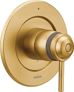 Kit de Acabamento Termostático Moen T4291BG Align ExactTemp, válvula necessária, Ouro Escovado