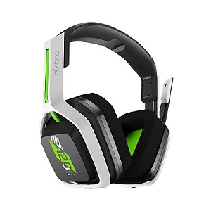 Fone de Ouvido Sem Fio ASTRO Gaming A20 Gen 2 para Xbox Series X | S, Xbox One, PC & Mac - Branco/Verde