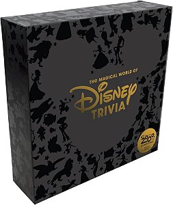 O Mundo Mágico do Disney Trivia - 2.000 Perguntas - Cartas Especiais para Crianças Brincarem! - Apresenta Arte de Desenhos Disney e Pixar e Elementos de Tabuleiro 3D - Colecionável -