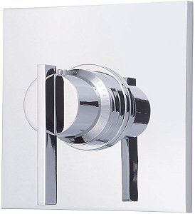 Danze D562044T Sirius Kit de Acabamento para Válvula Termostática de Chuveiro de 3/4 Polegadas com Alça Única, Válvula não Incluída, Cromado