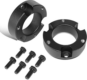 Kit de elevação dianteira de nivelamento de 2,5'' do DNA MOTORING FLLK-TY-F-002 compatível com suspensão de espaçadores de estrutura 95-04 Toyota Tacoma / 96-02 4Runner.