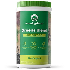Mix de Smoothie em Pó de Super Alimentos: Super Mistura de Verdes em Pó para Impulsionar Energia, com Spirulina Orgânica, Clorela, Pó de Beterraba, Enzimas Digestivas e Probióticos, Original,