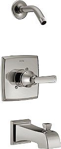 Torneira Delta T14464-SSLHD Ashlyn para Banheira/Chuveiro Sem Chuveiro, Aço Inoxidável