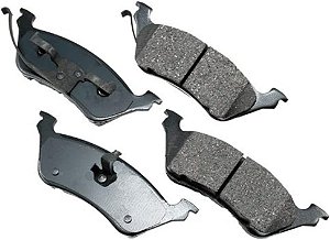 Kit de Pastilhas de Freio a Disco Cerâmicas Premium Ultra Proact Akebono ACT858