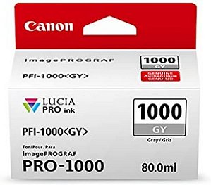 CanonInk Lucia PRO PFI-1000 Tanque de tinta cinza individual
