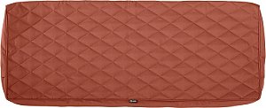 Capa acolchoada para almofada resistente à água Classic Accessories Montlake FadeSafe para banco/cadeira de pátio, 48 x 18 x 3 polegadas, cor de especiarias