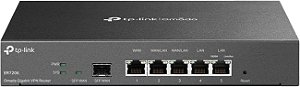 Roteador VPN Gigabit com múltiplas WANs profissional com capacidade de rede aumentada, Firewall SPI, Balanceamento de carga integrado, Proteção contra raios Omada SDN