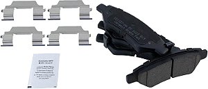 Kit de pastilhas de freio traseiras de cerâmica TRQ Posi para Chevy Camaro 2010-2015 / Cadillac CTS 2008-2014 / Cadillac SRX 2010-2016.