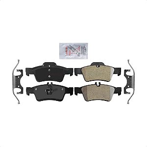 Pastilhas de Freio a Disco Traseiras Semimetálicas NWF-PRM986 para Mercedes-Benz E350 S550 E320 CLS550 SL500 E550 E500 S430 S500 SL550 E400 CLS500 CLS400 E250 CL550 S350 CL