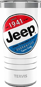 Caneca de viagem Tervis Jeep Colossal Triplo Isolado Mantém as Bebidas Frias e Quentes, 20oz, Aço Inoxidável