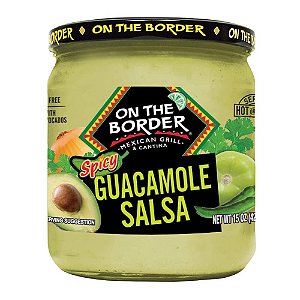 Guacamole Salsa On The Border - Pote de 15 oz (Pacote com 4)