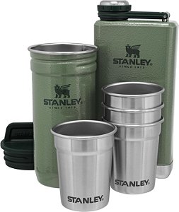 Conjunto de Copo de Shot + Frasco Pré-Festa de Aventura