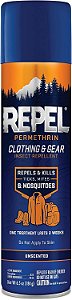 Produto: Repelente de Insetos para Roupas e Equipamentos Repel Permethrin, Use em Equipamentos ao Ar Livre, Barracas e Sacos de Dormir, Repelente de Mosquitos, Carrapatos e Ácaros (Spray Aerosol