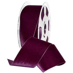 Fita de Nylon Morex, 2 polegadas por 11 jardas, Fúcsia, Item 01250/10-709 Fita de Veludo Nylvalour, 2 por 11 jardas