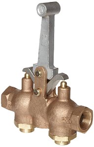 Série de Válvula de Controle de Guindaste de Latão Kingston 302, 1/2 NPT Feminino