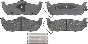 ACDelco Silver 14D1041CH Conjunto de pastilhas de freio traseiro cerâmico