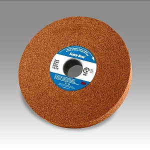 Roda de corte e polimento Scotch-Brite, 6 pol. x 2 pol. x 1 pol. 5A FIN