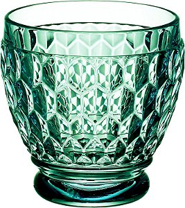 Villeroy & Boch Boston Green Copo de shot de cristal, conjunto de 4