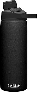 CamelBak Chute Mag Garrafa de Água de Aço Inoxidável Isolada a Vácuo de 20oz, Preto