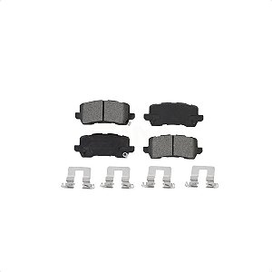 Pastilhas de freio traseiras semi-metálicas SIM-1698 para Acura Honda Odyssey TLX MDX RLX