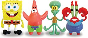 Bend-EMS - Bob Esponja - Os Originais Bonecos Articuláveis Dobráveis dos anos 90 estão de volta! Ótimos presentes de aniversário para crianças, meninos e meninas.