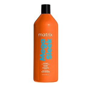 Shampoo Matrix Mega Sleek | Antifrizz e Suavizante | Com Manteiga de Karité | Para Cabelos com Frizz | Para Todos os Tipos de Cabelo | Shampoo Profissional de Salão | Embalagem pode Variar