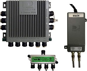 Kit de Multi-Switch Winegard SWM-D30 para DIRECTV, Padrão, Branco.