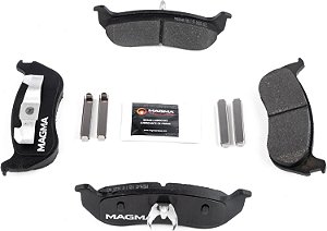 Pastilhas de freio semi-metálicas traseiras MAGMA Premium PMD964M