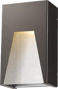 Luminária de parede externa Z-Lite 561S-DBZ-SL-SDY-LED 1, Bronze Prata